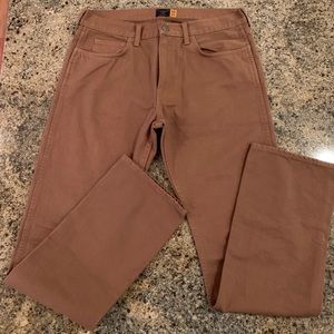 J Crew Straight Fit 5 Pocket Pants 33 x 32